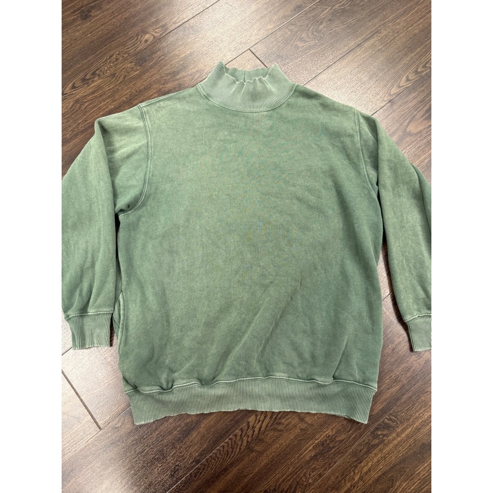 OFFLINE by Aerie Cloud Fleece Oversized Mockneck Sweatshirt‎ - Dusty Sage